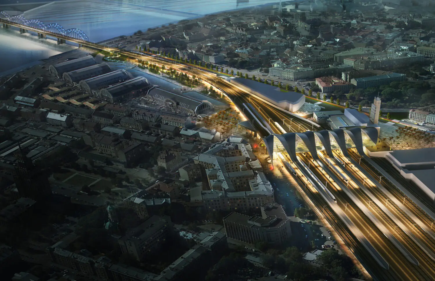 Rail Baltica: Two Riga Hubs