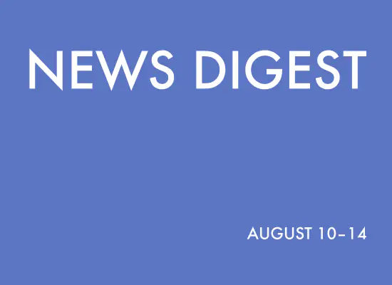 Baltic Urban News: Ernests Gulbis Centre, Balticovo & Allas / 10–14 August